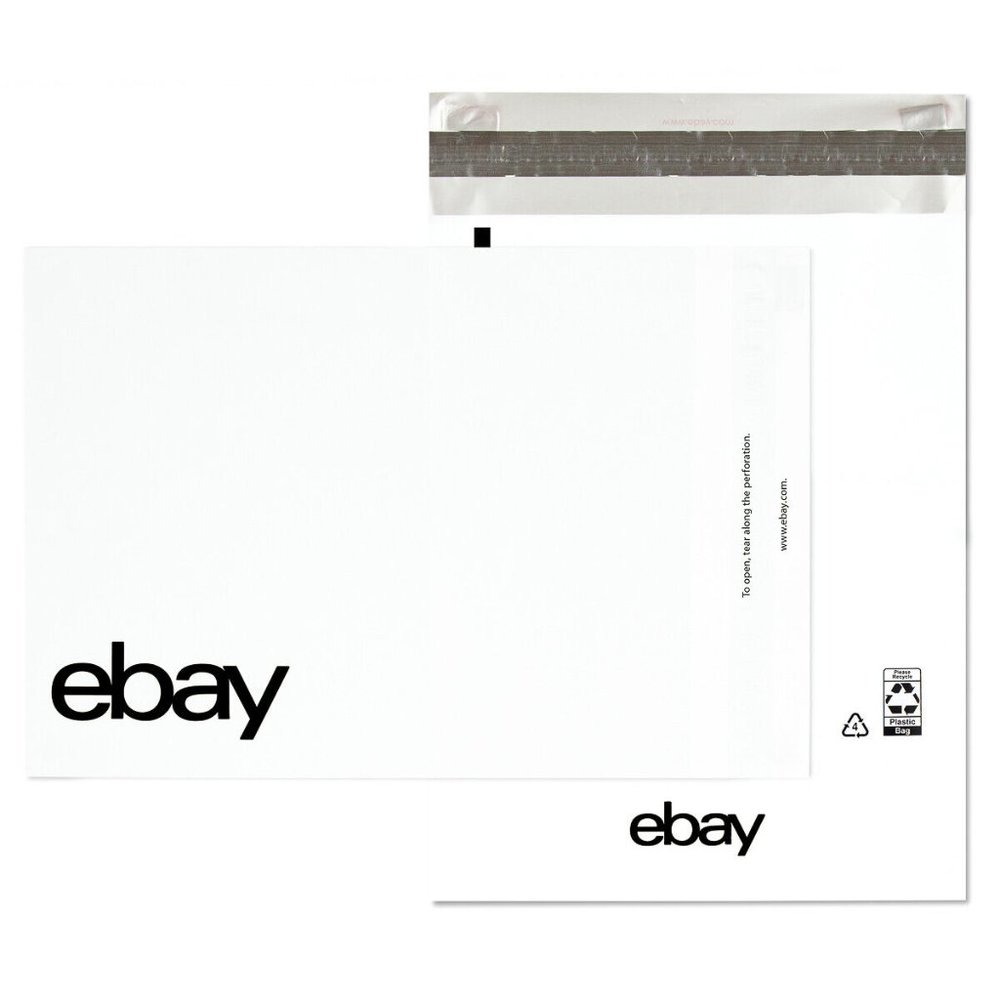 9" x 11.5" Poly mailer (No padding) – Black Logo